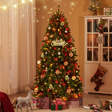 Load image into Gallery viewer, HOLLO STAR 6ft Prelit Christmas Tree with 270 LED Lights, Artificial Christmas Tree with App-Controlled Multi-Color RGB Lights, 1072 Branch Tips, Easy to Assemble, for Home, Party