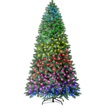 Load image into Gallery viewer, HOLLO STAR 6ft Prelit Christmas Tree with 270 LED Lights, Artificial Christmas Tree with App-Controlled Multi-Color RGB Lights, 1072 Branch Tips, Easy to Assemble, for Home, Party