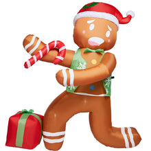 Load image into Gallery viewer, HOLLO STAR 5Ft Christmas Gingerbread Man Inflatable Yard Decor - HOLLO STAR