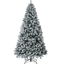 Load image into Gallery viewer, HOLLO STAR 6ft Pre-Lit Snow Artificial Christmas Tree w/250 LED Lights - HOLLO STAR