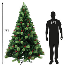 Load image into Gallery viewer, HOLLO STAR 7ft Pre-Lit Artificial Christmas Tree w/450 LED Lights - HOLLO STAR