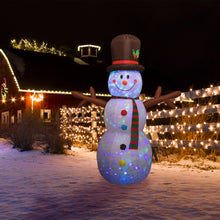Load image into Gallery viewer, HOLLO STAR 8Ft Christmas Snowman Inflatable Yard Decor - HOLLO STAR