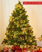 Load image into Gallery viewer, HOLLO STAR 6ft Pre-Lit Artificial Christmas Tree w/300 LED Lights - HOLLO STAR