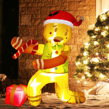 Load image into Gallery viewer, HOLLO STAR 5Ft Christmas Gingerbread Man Inflatable Yard Decor - HOLLO STAR