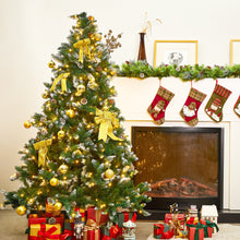 Load image into Gallery viewer, HOLLO STAR 7ft Pre-Lit Snow Artificial Christmas Tree w/400 LED Lights - HOLLO STAR