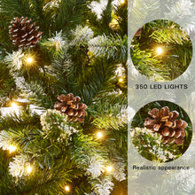 Load image into Gallery viewer, HOLLO STAR 6ft Pre-Lit Snow Artificial Christmas Tree - HOLLO STAR
