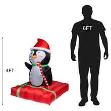 Load image into Gallery viewer, HOLLO STAR 4Ft Christmas Inflatable Yard Decor - HOLLO STAR