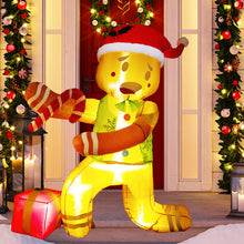 Load image into Gallery viewer, HOLLO STAR 5Ft Christmas Gingerbread Man Inflatable Yard Decor - HOLLO STAR
