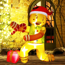 Load image into Gallery viewer, HOLLO STAR 5Ft Christmas Gingerbread Man Inflatable Yard Decor - HOLLO STAR
