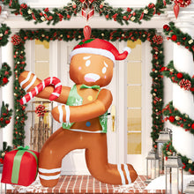 Load image into Gallery viewer, HOLLO STAR 5Ft Christmas Gingerbread Man Inflatable Yard Decor - HOLLO STAR
